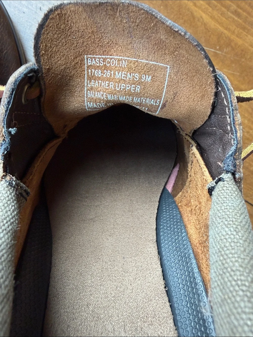 Bass Heritage Collection Colin Leather Shoes Sz 9